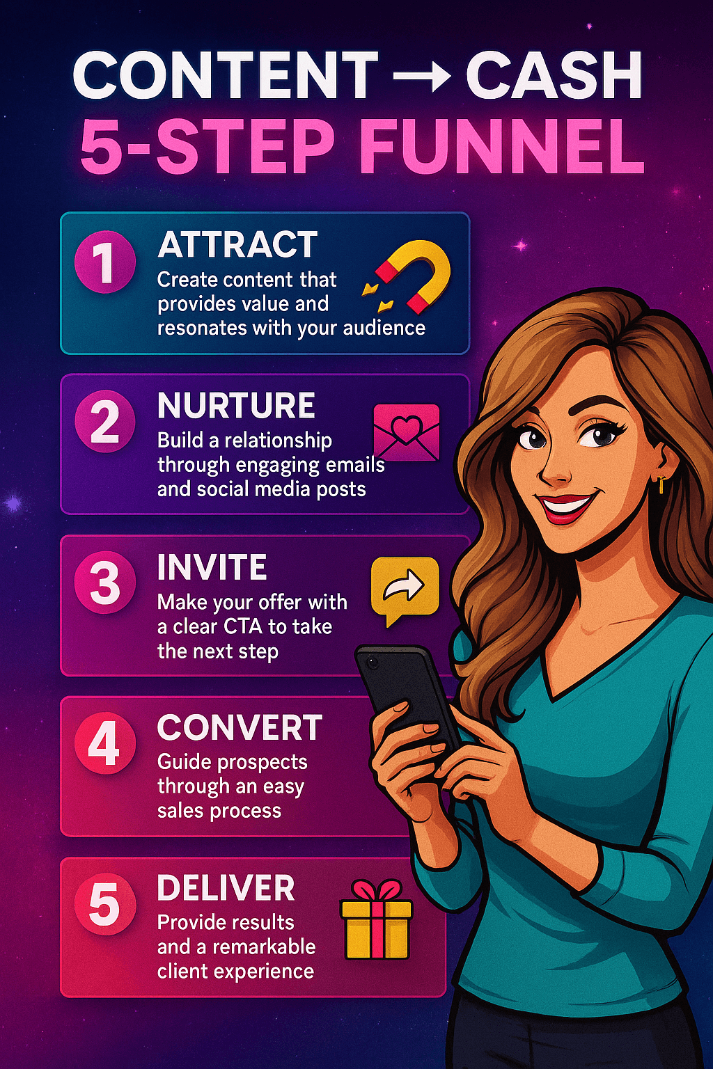 5 step sales funnel